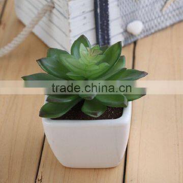 mini artificial miniature Lotus Clay flower pot handicraft Desktop Garden Weddin