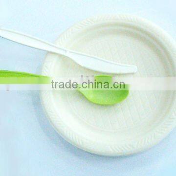 Biodegradable cornstarch eco friendly disposable food plate