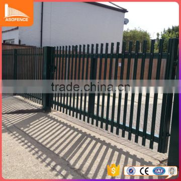 alibaba 10 years factory wholesale w section metal palisade looks best palisade fencing