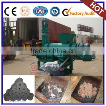 High Press And Different Shapes Hexagonal BBQ Charcoal Briquette Extrude Machine