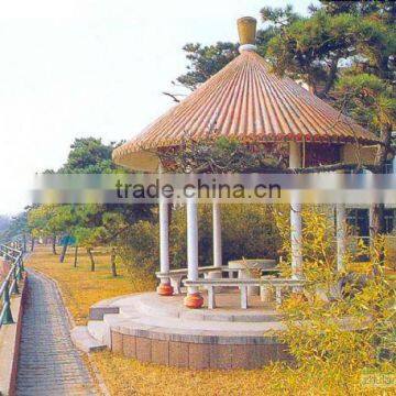 Chinese gazebo tiles roof