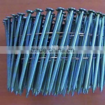 Smooth or Spiral Coil Nails for pallets price with znic coated