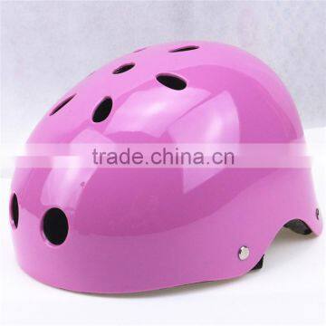 Hot sales !!!red graphic UV curable gloss half face helmet skateboard helmet
