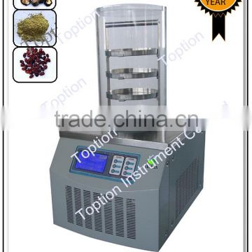 TOPT-10A mini vacuum freeze dryer for vegetable/ fruits drying toption instrument price