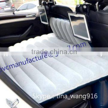 cheap inflatable car bed ,inflatable flocking bed air mattress