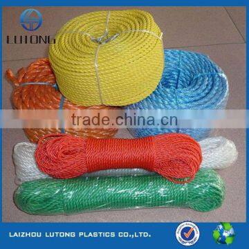 china supplier plastic braided rope