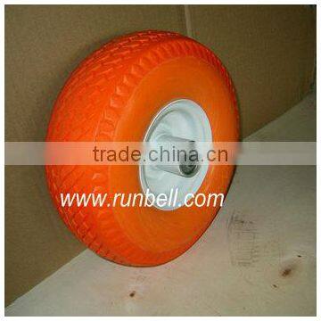 China Supplier PU Wheelbarrow Wheel 10''