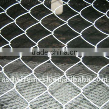 green color pvc coated chain link wire mesh fence