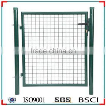 Galvanized and Powder Coating Green Color Welded Wire Mesh Decoration Euro Garden Gate