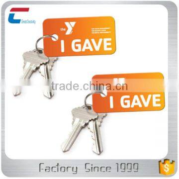 Plastic Key Tag PVC Card with a hole