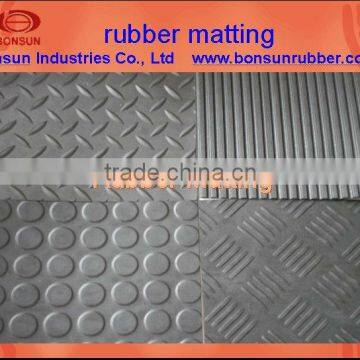 various pattern good quality anti slip rubber flooring mat