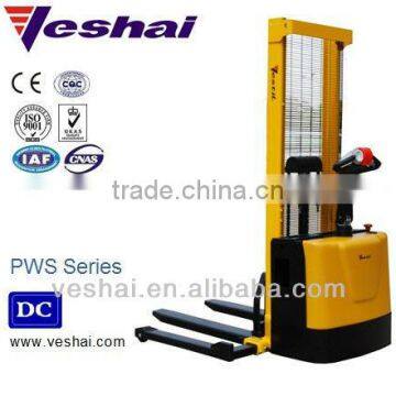 1ton 1.6meter VH-PWS electric stackers with adjustable straddle legs