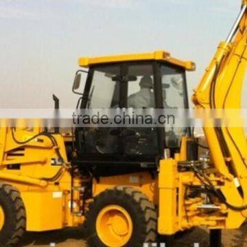 new style 4WD hydraulic joystick operating back hoe loader model wz30-25 with CE certification