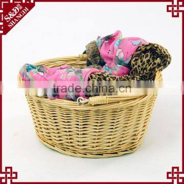 Wholesale Wicker Woven Supermarket Shopping Basket With Flexible Handles photo-3