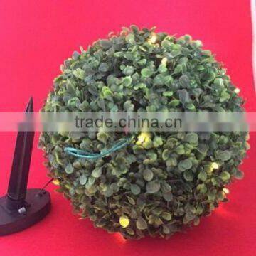 outdoor wireless artificial flower ball light outdoor artificial trees with lights