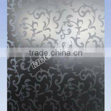 4-12mm Pretty Lady Deep Acid Etched Glass with CE & ISO9001