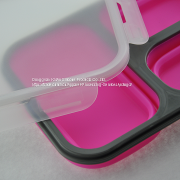 Micro-wave Safe Silicone PP Lunch Box Bowl Food Container photo-3