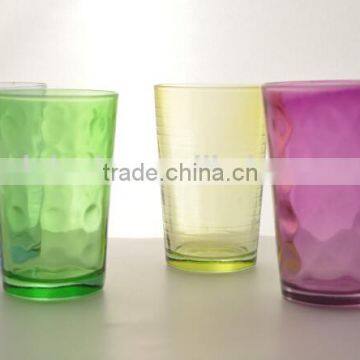 SGS Inspection New Arrived Popular Color Focus Wholesale Glass Tumbler photo-2