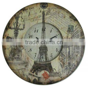 Vintage Decorative MDF Wall Clock Wooden Wall Clock Wholesale