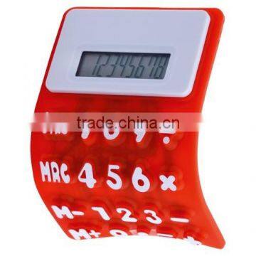 High quality cute silicone calculator for promotional gift