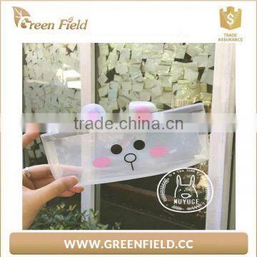 Custom Clear Pvc Zipper Bag Pencil Case Cute Animal photo-2