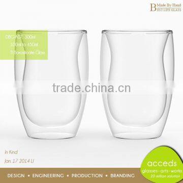 Hot Selling Handmade Pyrex Thin Glass Cup photo-2