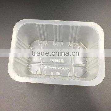 Eco-friendly disposable plastic meat trays