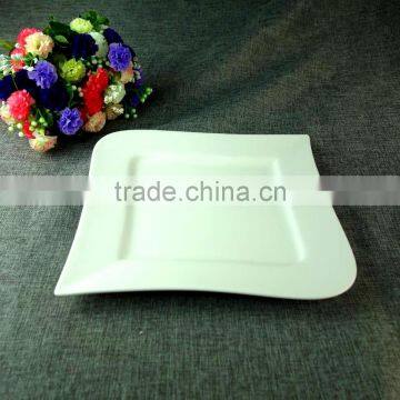 Top Choice Dinnerware Rectangular Porcelain Unbreakable Plate Stock photo-2
