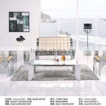 Thick Stainless Steel Leisure Single Sofa Chair ND129
