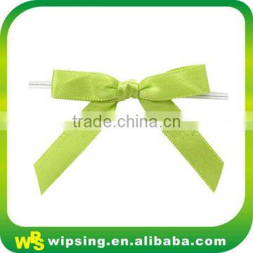 Decorative Polyester Ribbon Bow With Wire Twist Tie photo-4