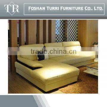 High Qulity Italian Geniune Leather Corner Sofa for Living Room photo-4