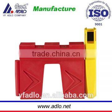 Plastic traffic road barrier,expandable safety barrier,durable fence barrier