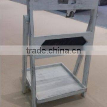 Outdoor Plant Stand Flower Garden Pot Display Wooden Shelf Planters photo-6