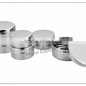 stainelss steel Round Canister