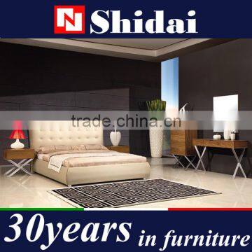 European Style High Quality and Stylish Leather Bed B9031 photo-2