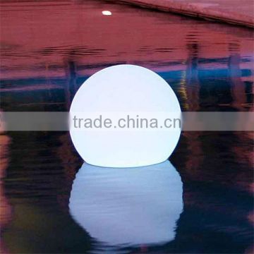 Led furniture/led flat ball light/garden plastic ball lamp