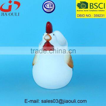 New EASTER Decorations Ceramic Indoor Planter Flower Pots, Rooster Figurines photo-2