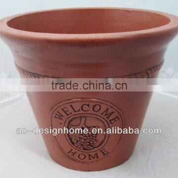 ROUND STACKABLE NEW TERRACOTTA PU FOAM PLANTER