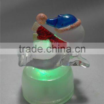 Christmas Decorations Hand Crystal Craft Snowman Kid Toys photo-4