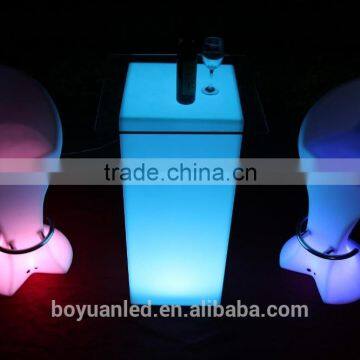 Rechargeable Battery Disco Modern Glowing Furniture With IR Remote Control photo-3
