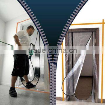 Professional Plastic Zipper door, Dustproof plastic film, Plastic Door Protector