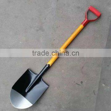 S503D2 Pointed Shovels with wood handel In Guangzhou Supplier