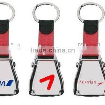 Custom Logo Mini Aircraft Buckle Seatbelt Keychain for Star Alliance Airlines Corporate Gift & Merchandise photo-3