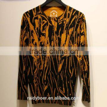 Men's Pullover Knitwear With All Over Printer Sweater photo-2