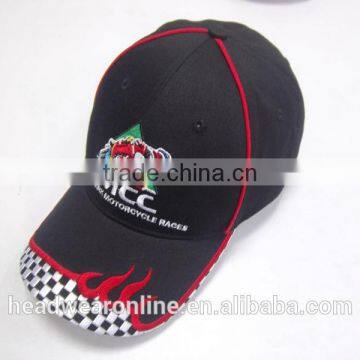 wholesale cotton sport hat and custom sport cap with embroidery