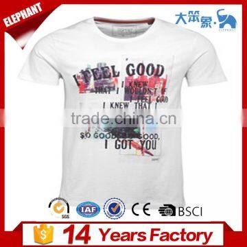 100% cotton custom t shirt printing t-shirts