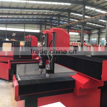 Router Two Head Advertising Cnc Router XJ1325 With Cnc Router 3d Stone for Stone Working photo-4