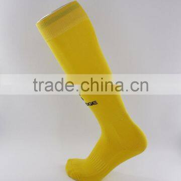 Yellow Knee High Nylon Football Socks Men photo-5