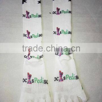 Five Toe Yoga SPA Socks With Grip Inside With Sublimation Pilates Socks photo-3