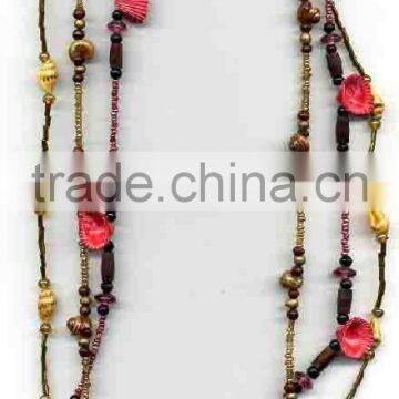 Hand made bead necklace